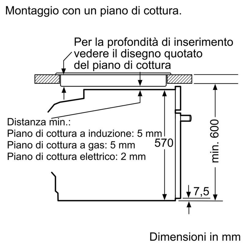 Bosch-Serie-4-HBA372BS0-forno-71-L-3600-W-A-Nero-Acciaio-inossidabile