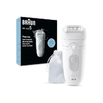 Braun Silk-Epil 5 Epilatore Elettrico 28 Pinze Wet and Dry Luce Smart