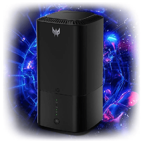 Acer-Predator-Connect-X5-5G-router-wireless-Gigabit-Ethernet-Dual-band--2.4-GHz-5-GHz--Nero