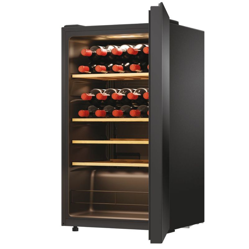 Haier-Wine-Bank-50-Serie-3-HWS34GGH1-Cantinetta-vino-con-compressore-Libera-installazione-Nero-34-bottiglia-bottiglie