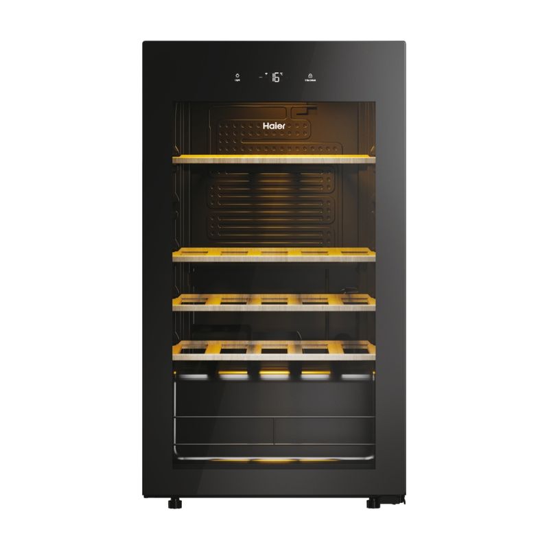 Haier-Wine-Bank-50-Serie-3-HWS34GGH1-Cantinetta-vino-con-compressore-Libera-installazione-Nero-34-bottiglia-bottiglie