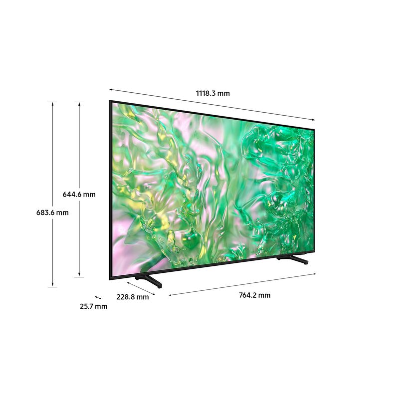 Samsung-UE50DU8070UXZT-TV-Crystal-UHD-4K-50-pollici-Smart-TV-Wi-Fi-Nero-2024-Processore-Crystal-4K-Upscaling-AirSlim-Design-OTS-Lite