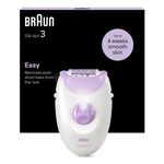 Braun SE3-000 Epilatore con Filo 20 Pinze 2 Velocita' Luce Smart Rulli Massaggianti