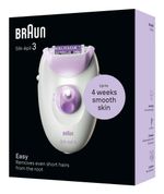 Braun-SE3-000-Epilatore-con-Filo-20-Pinze-2-Velocita--Luce-Smart-Rulli-Massaggianti