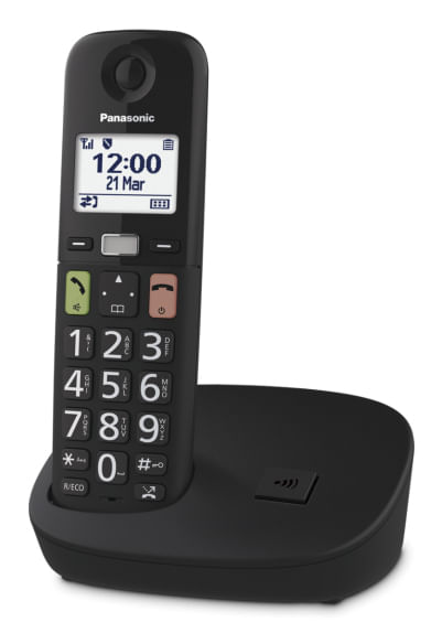 Panasonic-KX-TGU110EXB-telefono-Telefono-DECT-Nero