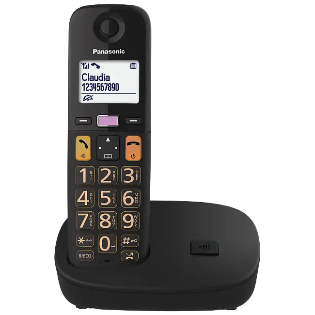 Panasonic-KX-TGU110EXB-telefono-Telefono-DECT-Nero