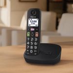 Panasonic-KX-TGU110EXB-telefono-Telefono-DECT-Nero