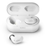 Belkin AUC001BTWH cuffia e auricolare Cuffie Wireless In-ear MUSICA Micro-USB Bluetooth Bianco