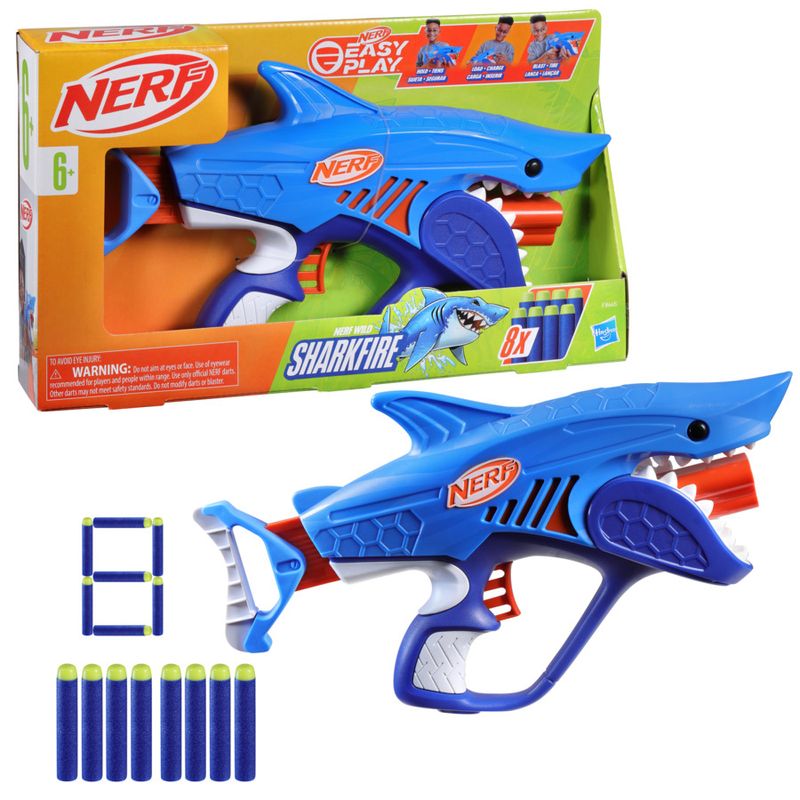 Hasbro-Fucile-Giocattolo-Sharkfire-Nerf