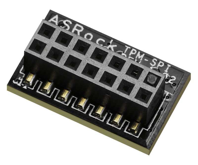 Asrock-90-MCA080-00UBNZ-modulo-per-piattaforma-fidata-TPM-SPI--TMP-SPI-X570-COMPATIBLE----