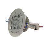 Trade Shop Traesio-faretto 12 Led 12w Ad Incasso Orientabile Spot Luce A Molla Con Alette Driver -