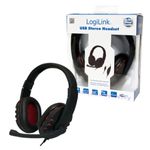 LogiLink-HS0033-cuffia-e-auricolare-Cablato-A-Padiglione-Musica-e-Chiamate-Nero-Rosso