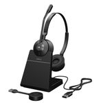 Jabra 9559-455-111 cuffia e auricolare Wireless A Padiglione Ufficio Nero, Titanio