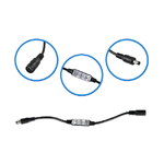 Trade Shop Traesio-controller Strisce Led Dimmerabile Con Connettore Jack 5mm Maschio A Femmina -