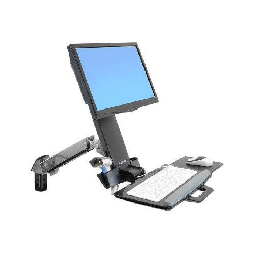 Ergotron-Styleview-Sit-Stand-Combo-Arm-61-cm--24--Alluminio-Parete