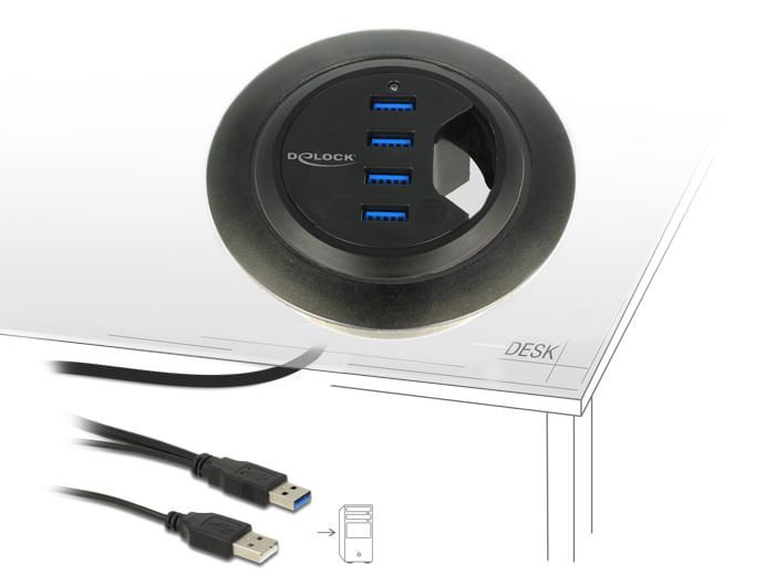 Delock-Tisch-Hub-4-porta-USB-3.0