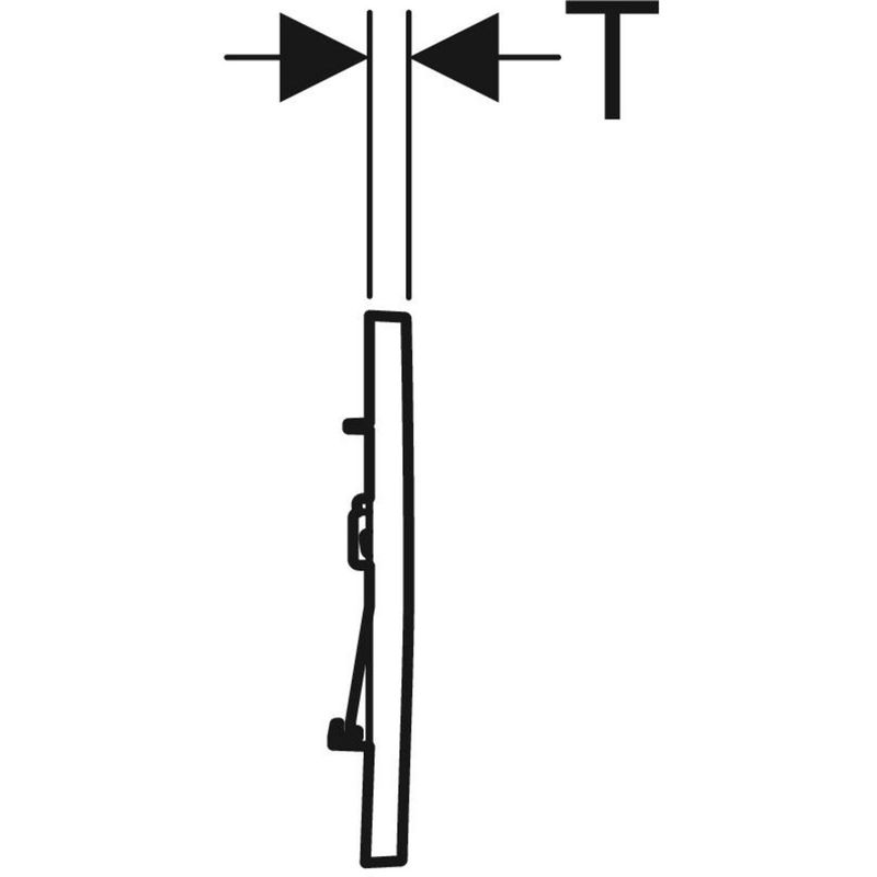 Geberit-115.883.KH.1-Parte-di-ricambio-per-sciacquone-Piastra-a-filo-Cromo