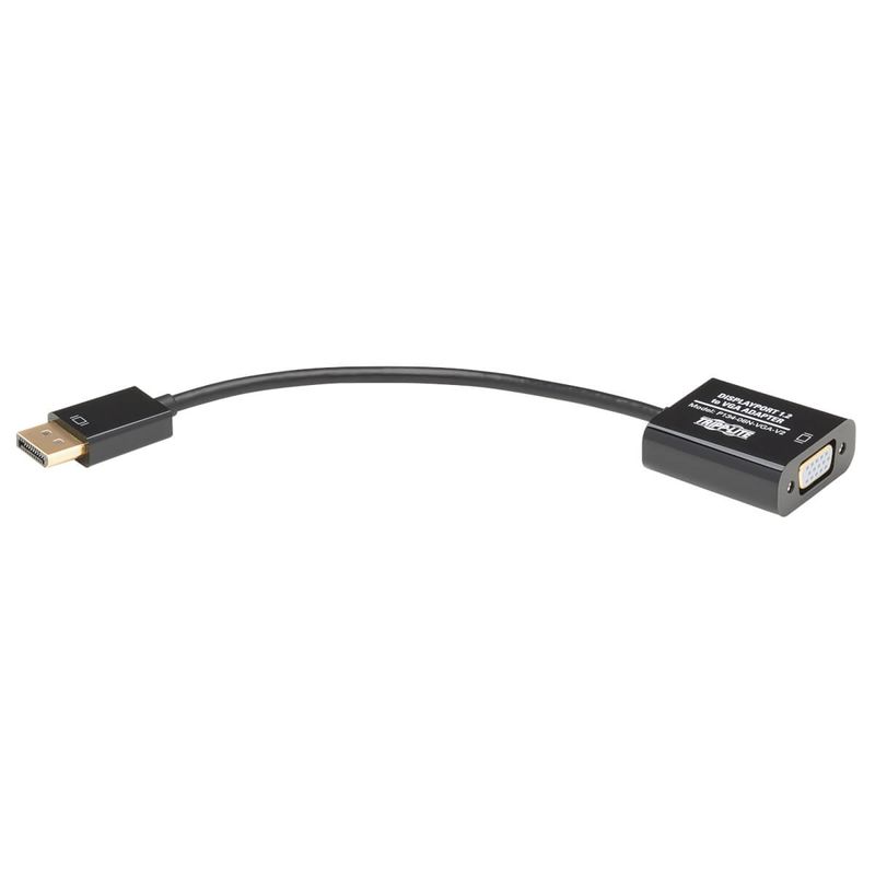 Tripp-Lite-P134-06N-VGA-V2-cavo-e-adattatore-video-015-m-DisplayPort-VGA-HD15-Nero--Tripp-Lite-6in-DisplayPort-to-VGA-Ad