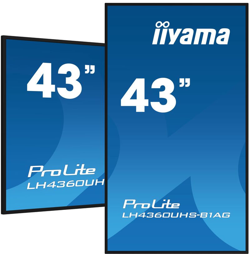 iiyama-PROLITE-Pannello-A-digitale-108-cm--42.5---LED-Wi-Fi-500-cd-m²-4K-Ultra-HD-Nero-Processore-integrato-Android-11-24-7