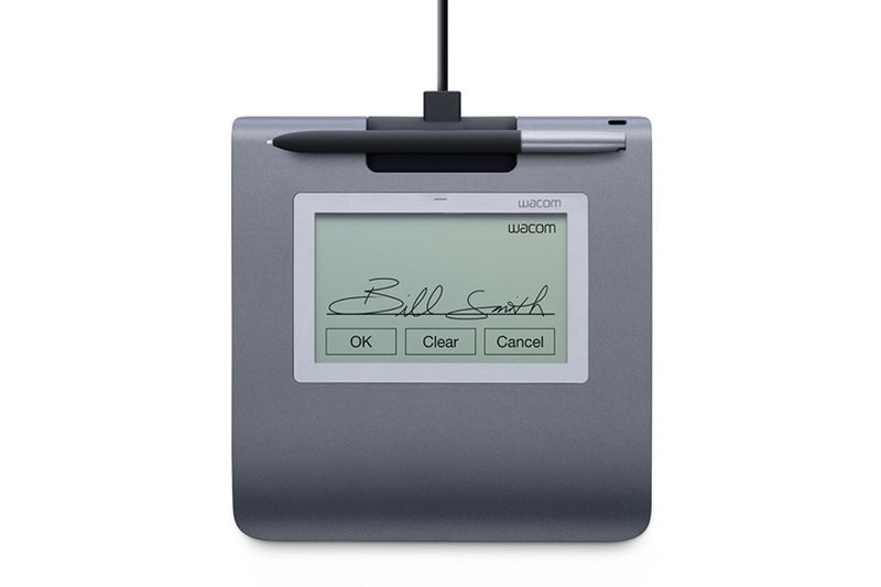 Wacom-STU-430-Signature-pad-tavoletta-grafica-Nero-Grigio-2540-lpi--linee-per-pollice--96-x-60-mm-USB