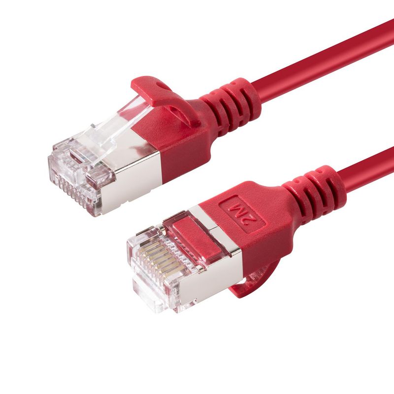 Microconnect-V-FTP6A03R-SLIM-cavo-di-rete-Rosso-3-m-Cat6a-U-FTP-STP--CAT6A-U-FTP-Slim-LSZH-3m---Network-Cable-Red---Warr