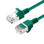 Microconnect V-FTP6A02G-SLIM cavo di rete Verde 2 m Cat6a U/FTP STP (CAT6A U-FTP Slim LSZH 2m - Network Cable Green - Wa