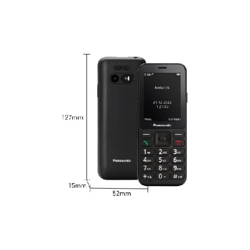 Panasonic-KX-TU250-61-cm--2.4---106-g-Nero-Telefono-per-anziani