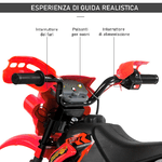 HOMCOM-Moto-Cross-Elettrica-con-Rotelle-Rosso-per-Bambini-3-anni-e-piu-Batteria-6V-Velocita-2.5km-h-102-x-53-x-66cm