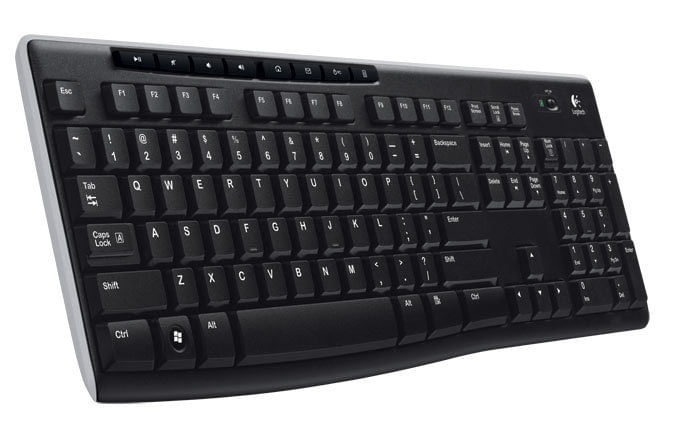 Logitech-Wireless-Keyboard-K270-tastiera-RF-Wireless-QWERTZ-Svizzere-Nero