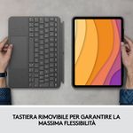 Logitech-Combo-Touch-Custodia-con-Tastiera-per-iPad-Air--4.-gen---2020----Tastiera-Retroilluminata-Rimovibile-Trackpad-Click-Anywhere-Smart-Connector---Grigio.