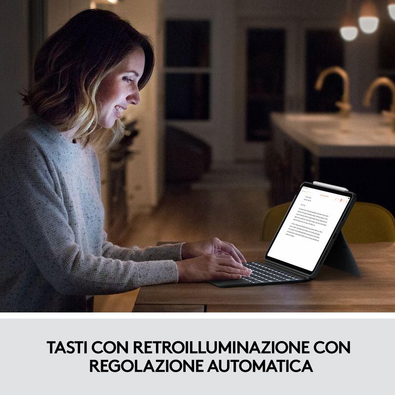 Logitech-Combo-Touch-Custodia-con-Tastiera-per-iPad-Air--4.-gen---2020----Tastiera-Retroilluminata-Rimovibile-Trackpad-Click-Anywhere-Smart-Connector---Grigio.