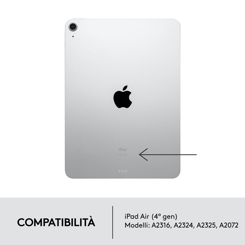 Logitech-Combo-Touch-Custodia-con-Tastiera-per-iPad-Air--4.-gen---2020----Tastiera-Retroilluminata-Rimovibile-Trackpad-Click-Anywhere-Smart-Connector---Grigio.