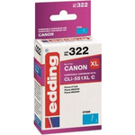 Edding EDD-322 cartuccia d'inchiostro 1 pz Compatibile Resa elevata (XL) Ciano