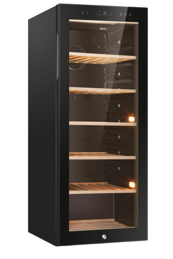 Haier-Wine-Bank-50-Serie-5-HWS84GA-Cantinetta-vino-con-compressore-Libera-installazione-Nero-84-bottiglia-bottiglie