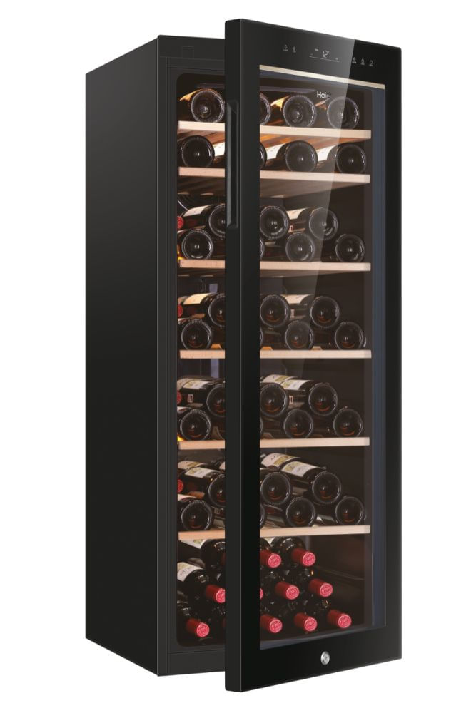 Haier-Wine-Bank-50-Serie-5-HWS84GA-Cantinetta-vino-con-compressore-Libera-installazione-Nero-84-bottiglia-bottiglie