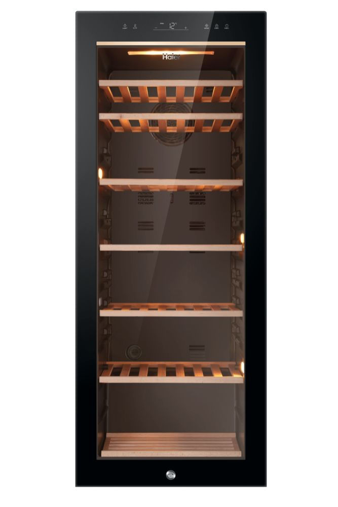 Haier-Wine-Bank-50-Serie-5-HWS84GA-Cantinetta-vino-con-compressore-Libera-installazione-Nero-84-bottiglia-bottiglie