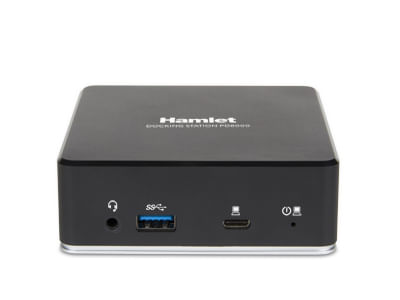 Hamlet-HDKC-PD8000-replicatore-di-porte-e-docking-station-per-laptop-Cablato-USB-3.2-Gen-1--3.1-Gen-1--Type-C-Nero