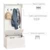 HOMCOM-Appendiabiti-con-Panca-Contenitore-Carico-Max.100kg-71.5-x-39.5-x-170cm-Bianco