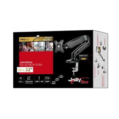 Jolly-Line-Supporto-Universale-da-Tavolo-per-1-Monitor-17---32---6.5Kg