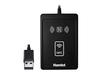 Hamlet-HUSCR-CIEP-lettore-di-card-readers-USB-USB-2.0-Nero