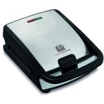 Tefal Farbe schwarz/Edelstahl  automatische Temperaturregelung  Antihaftbeschichtung  2 verschiedene Wechselplatten