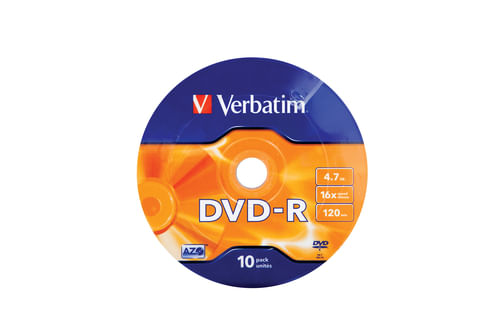 Verbatim-DVD-R-Matt-Silver-16x-47-GB-10-pz--VERBATIM-DVD-R-AZO-4.7GB-16X-MATT-SILVER-SURFACE-10-PK-WRAP-