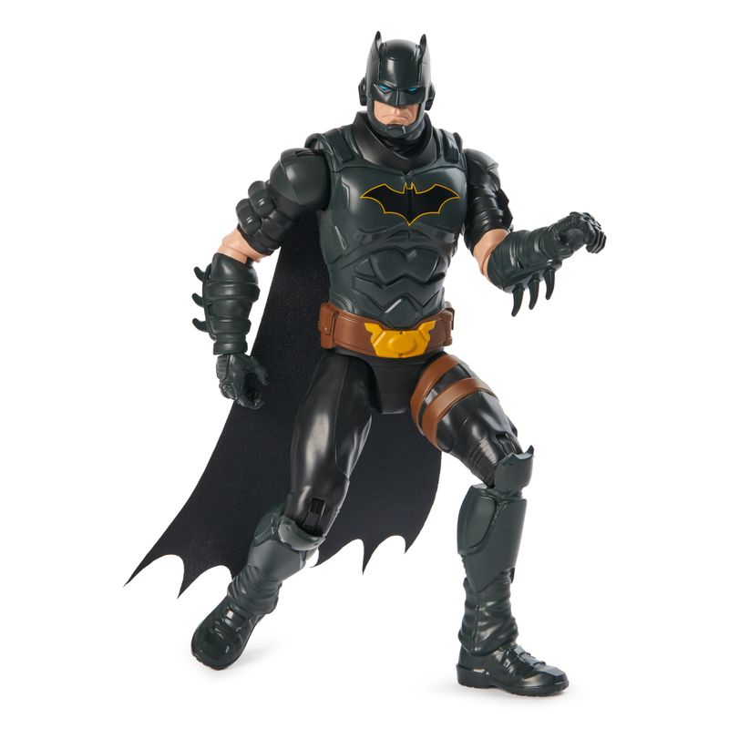 DC-Comics--Action-Figure-Batman-Armatura-Grigia-Supereroe-Giocattolo-in-Scala-Personaggio-Mondo-Batman-Alto-30-cm-Supereroe-con-11-Punti-di-Articolazione-Giochi-per-Bambini-e-Bambine-3--anni