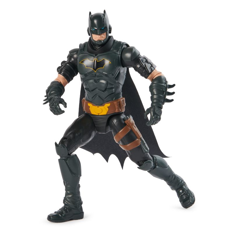 DC-Comics--Action-Figure-Batman-Armatura-Grigia-Supereroe-Giocattolo-in-Scala-Personaggio-Mondo-Batman-Alto-30-cm-Supereroe-con-11-Punti-di-Articolazione-Giochi-per-Bambini-e-Bambine-3--anni