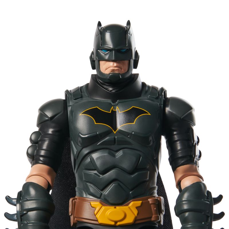 DC-Comics--Action-Figure-Batman-Armatura-Grigia-Supereroe-Giocattolo-in-Scala-Personaggio-Mondo-Batman-Alto-30-cm-Supereroe-con-11-Punti-di-Articolazione-Giochi-per-Bambini-e-Bambine-3--anni