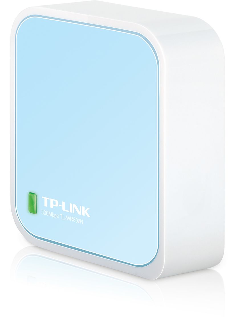 TP-LINK-TL-WR802N-router-wireless-Fast-Ethernet-Banda-singola--2.4-GHz--Blu-Bianco