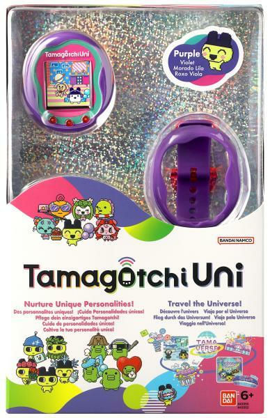 Bandai---Tamagotchi-Uni---Tamagotchi-connesso-con-orologio-da-polso---Animale-interattivo-Tamagotchi---Tamagotchi-in-italiano---Modello-Viola---Giocattolo-per-bambini-di-6-anni-e-piu----43352