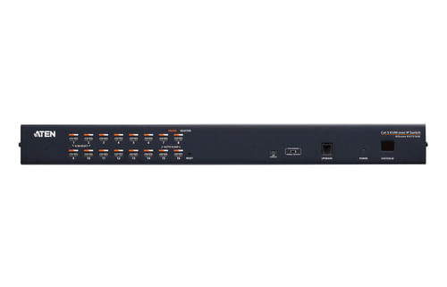 ATEN-16-Port-RJ45-High-Density-KVM-Over-the-NET-Daisy-Chain-2e-Console-Port-by-laptop