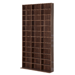 HOMCOM Libreria Modulare Mobile Porta CD Classica 36 Scompartimenti RegolabilI Legno 195 × 102 × 23.5cm