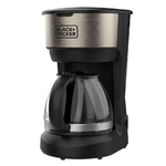 Black & Decker Black and Decker Caffettiera 600W Filtro Piastra Riscaldante Sistema Antidrip